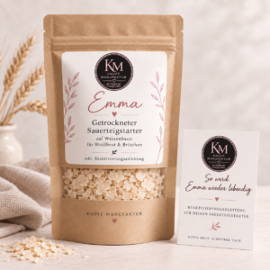 Getrockneter Sauerteig-Starter – Emma oder Emil